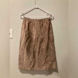 Vintage leather skirt